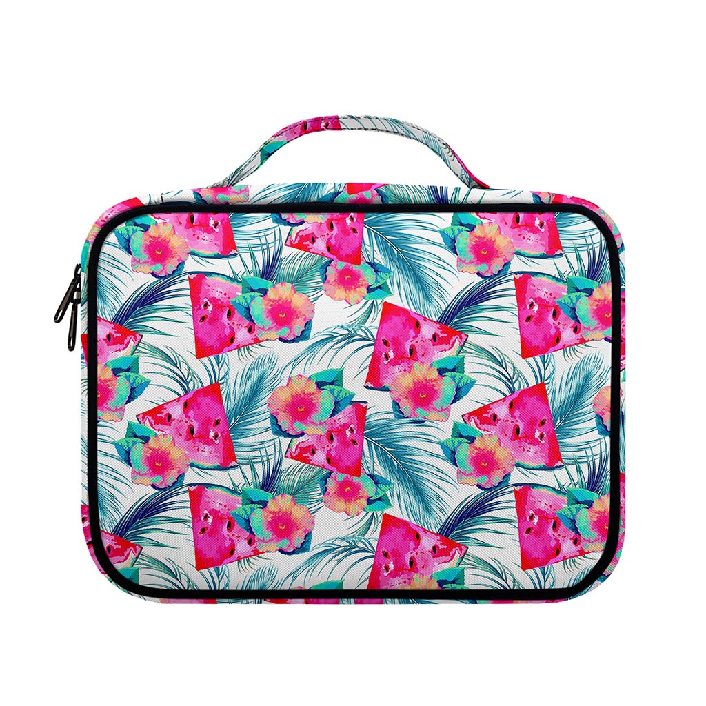 Watermelon Teal Hawaiian Pattern Print Briefcase Bible Bag