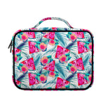 Watermelon Teal Hawaiian Pattern Print Briefcase Bible Bag