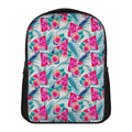 Watermelon Teal Hawaiian Pattern Print Casual Backpack