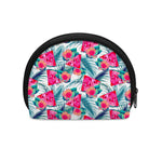 Watermelon Teal Hawaiian Pattern Print Coin Purse