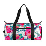 Watermelon Teal Hawaiian Pattern Print Gym Bag