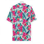 Watermelon Teal Hawaiian Pattern Print Hawaiian Shirt
