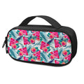 Watermelon Teal Hawaiian Pattern Print Portable Cooler Travel Case