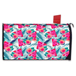 Watermelon Teal Hawaiian Pattern Print Mailbox Cover