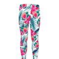 Watermelon Teal Hawaiian Pattern Print Men's Leggings