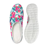 Watermelon Teal Hawaiian Pattern Print Mesh Casual Shoes