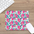 Watermelon Teal Hawaiian Pattern Print Mouse Pad