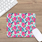 Watermelon Teal Hawaiian Pattern Print Mouse Pad