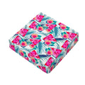 Watermelon Teal Hawaiian Pattern Print Outdoor Seat Cushion Cover