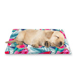 Watermelon Teal Hawaiian Pattern Print Pet Cooling Mat Cover