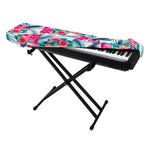 Watermelon Teal Hawaiian Pattern Print Piano Keyboard Cover