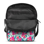 Watermelon Teal Hawaiian Pattern Print Rectangular Crossbody Bag