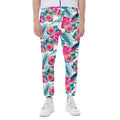 Watermelon Teal Hawaiian Pattern Print Joggers