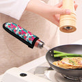 Watermelon Teal Hawaiian Pattern Print Skillet Handle Cover