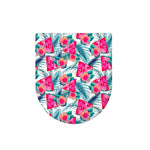 Watermelon Teal Hawaiian Pattern Print Toilet Lid Cover