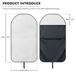 Egyptian Hieroglyphs Symbol Print Waterproof Car Seat Cover