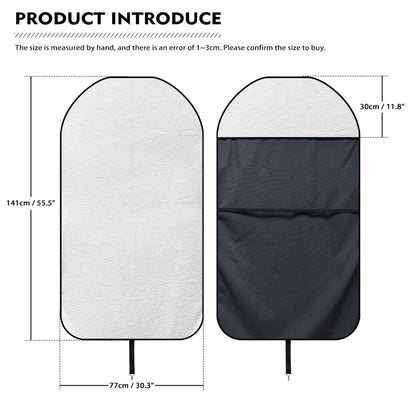 Bird Of Paradise And Palm Leaves Print Waterproof Car Seat Cover