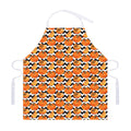 Wave Pumpkin Pattern Print Adjustable Apron