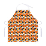 Wave Pumpkin Pattern Print Adjustable Apron