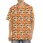 Wave Pumpkin Pattern Print Aloha Shirt