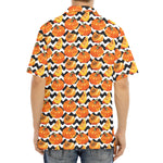 Wave Pumpkin Pattern Print Aloha Shirt