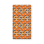 Wave Pumpkin Pattern Print Baby Crib Sheet