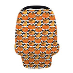 Wave Pumpkin Pattern Print Baby Seat Cover