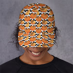 Wave Pumpkin Pattern Print Baseball Cap