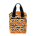 Wave Pumpkin Pattern Print Bible Tote Bag