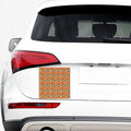 Wave Pumpkin Pattern Print Car Sticker