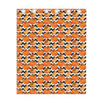 Wave Pumpkin Pattern Print Curtain