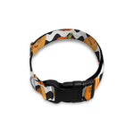 Wave Pumpkin Pattern Print Dog Collar