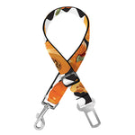 Wave Pumpkin Pattern Print Dog Seat Belt
