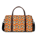 Wave Pumpkin Pattern Print Duffel Bag