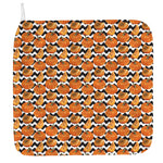 Wave Pumpkin Pattern Print Hand Towel