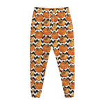 Wave Pumpkin Pattern Print Jogger Pants