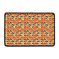 Wave Pumpkin Pattern Print Kitchen Mat