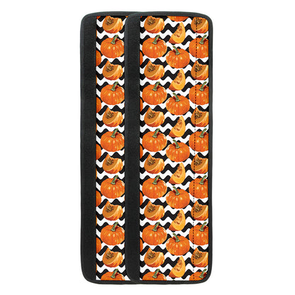 Wave Pumpkin Pattern Print Refrigerator Handle Covers