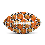 Wave Pumpkin Pattern Print Rugby Ball