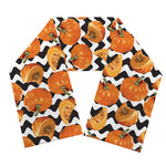 Wave Pumpkin Pattern Print Scarf