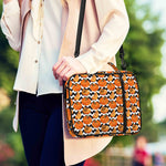 Wave Pumpkin Pattern Print Shoulder Strap Bible Bag