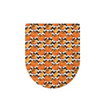 Wave Pumpkin Pattern Print Toilet Lid Cover
