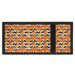 Wave Pumpkin Pattern Print Trifold Wallet