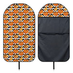 Wave Pumpkin Pattern Print Waterproof Car Seat Cover