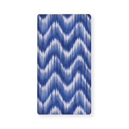 Wavy Shibori Pattern Print Baby Crib Sheet