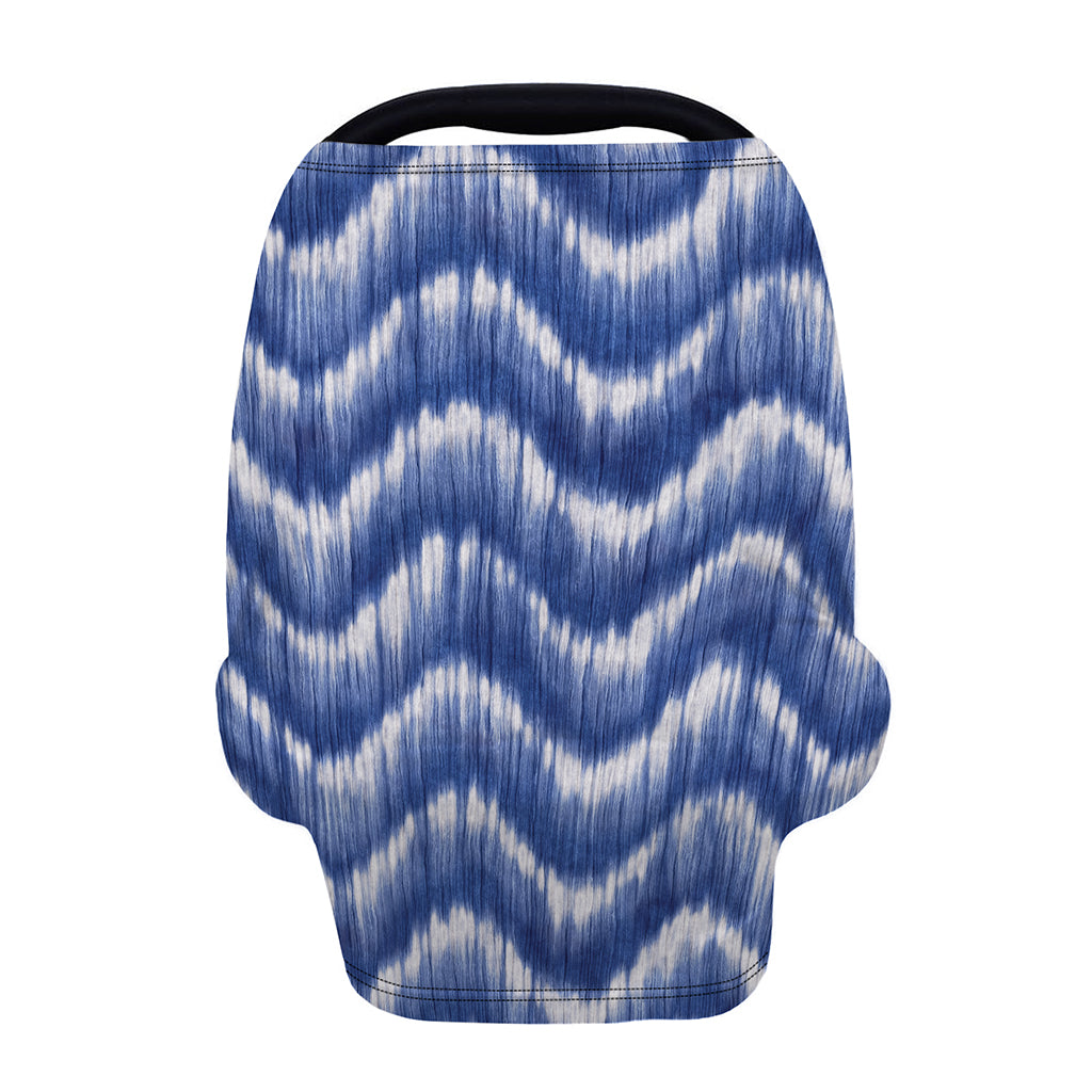Wavy Shibori Pattern Print Baby Seat Cover