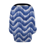 Wavy Shibori Pattern Print Baby Seat Cover