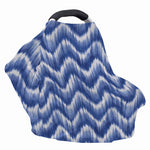 Wavy Shibori Pattern Print Baby Seat Cover
