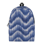 Wavy Shibori Pattern Print Backpack