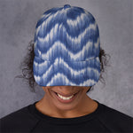 Wavy Shibori Pattern Print Baseball Cap
